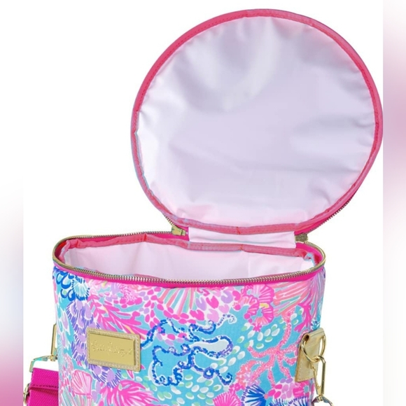 NWT Lilly Pulitzer Insulated Beach Cooler Bag Slendor In The Sand - Picture 5 of 8